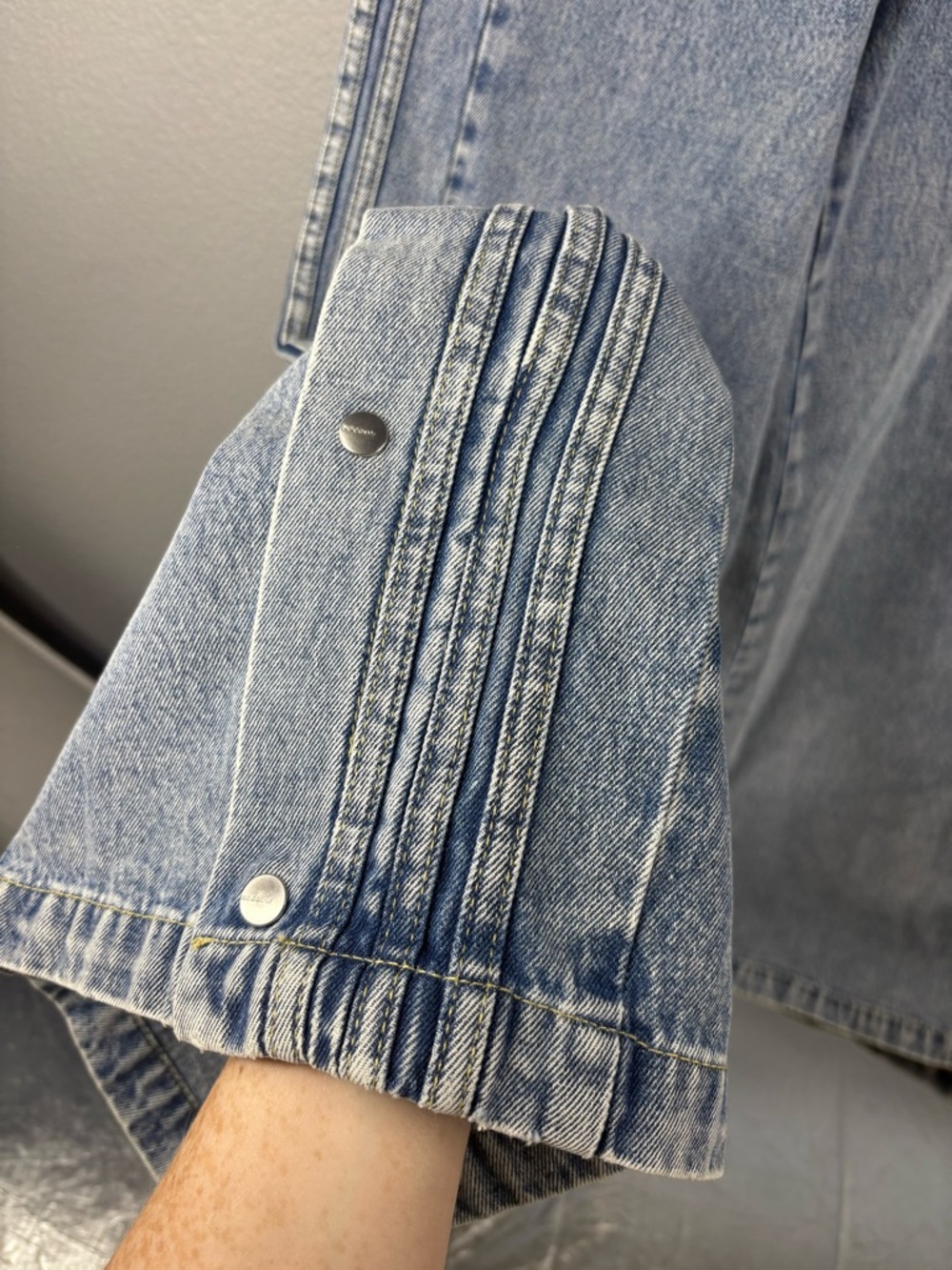 Adidas CS Denim Adibreak Pant - Light Denim - Picture 4 of 12